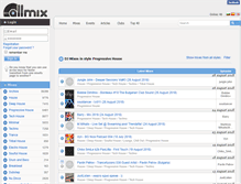 Tablet Screenshot of progressive-house.allmix.org
