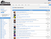 Tablet Screenshot of deep-house.allmix.org
